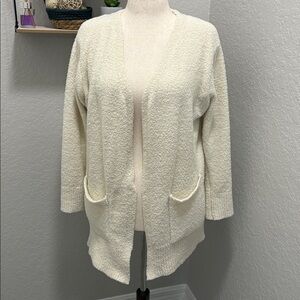 LuLaRoe Cream Color Peyton Open Front Cardigan 2002